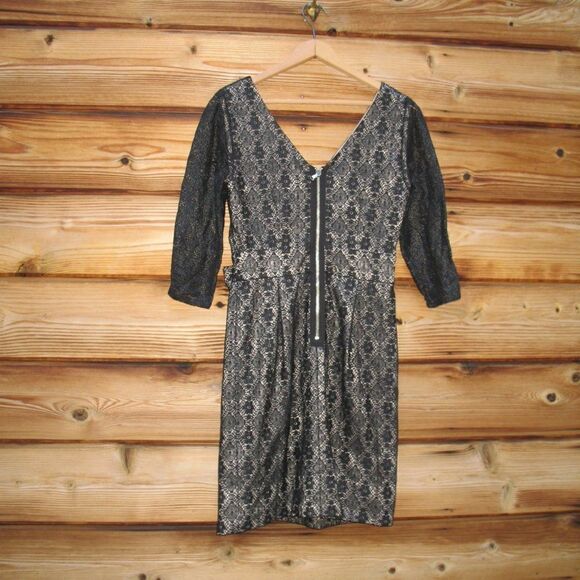 Marc Jacobs Lace Bow Cocktail Mini Dress - Picture 7 of 8